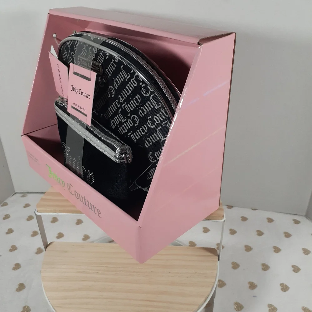 🎉3xHP🎉 *NIB* Juicy Couture 2pc. Cosmetic Bags